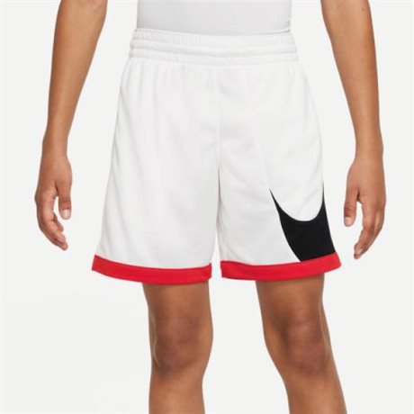 Nike HBR Basketshorts Jr Vit/Svart/Röd