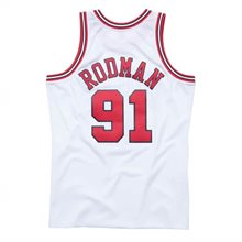 NBA Swingman Chicago Bulls Rodman Vit/Röd