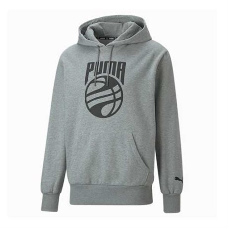 Puma Posterize Basketball Hoody Grå