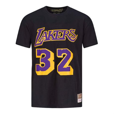 NBA LA LAKERS - MAGIC JOHNSON Namn & Nummer t-shirt