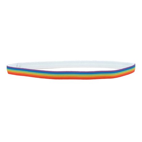 Hårband Elastiskt Rainbow 3-pack
