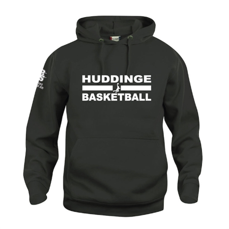 Huddinge Basketball Huvtröja Svart m text