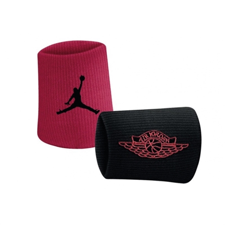 Jordan Wings Wristband Röd/Svart 2-pack