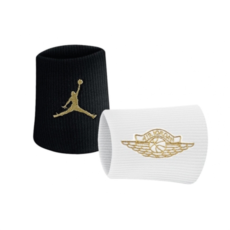 Jordan Wings Wristband Vit/Svart 2-pack