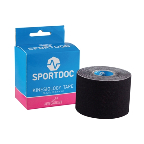 Kinesiology Tape 50mm x 5m Svart