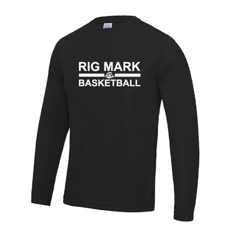 RiG Mark Basketball Funk L/S Tee Svart
