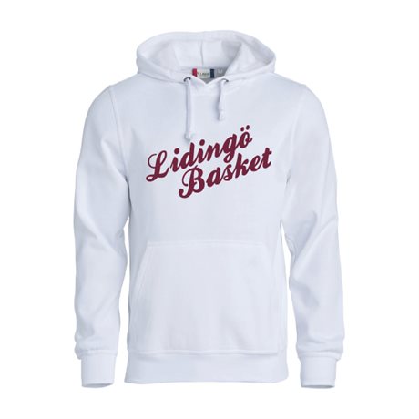Lidingö Basket Hoodtröja Vit