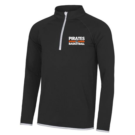 Onsala Pirates 1/4-Zip Svart Polyester