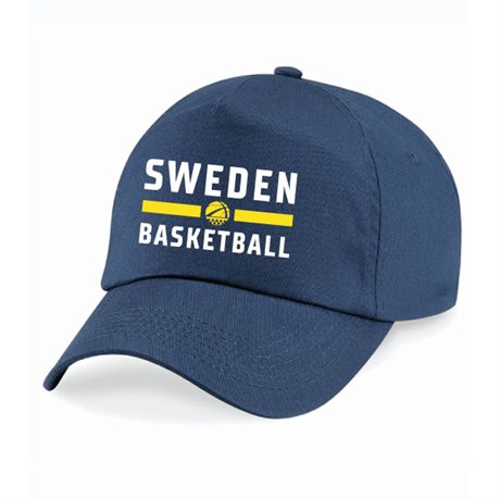 Sweden Basketball Keps Böjd Skärm Snapback
