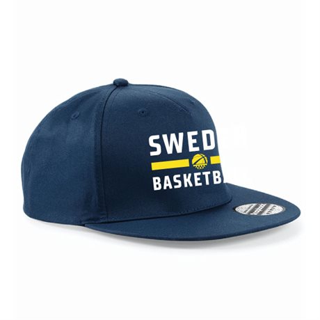 Sweden Basketball Keps Rak Skärm Snapback