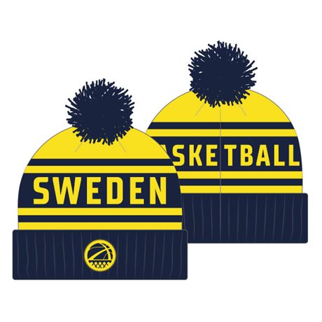 Sweden Basketball Mössa Bobble