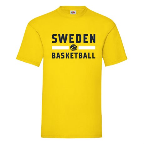 SWEDEN BASKETBALL T-shirt Gul 2021