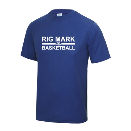 Rig Mark Basketball Funk Tee Blå