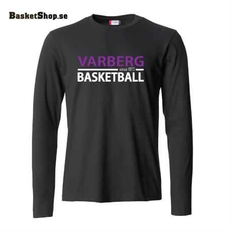 Varberg Basketball L/S Tee Svart