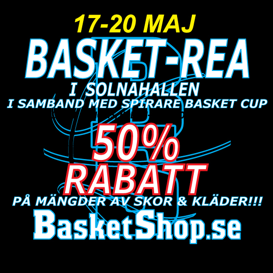 Basketshop.se - Rea i Solnahallen under Spirare Cup