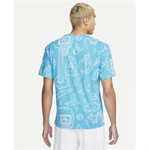 Nike Max90 All Over Print Tee Blå