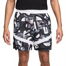 Nike DF Icon 6in Seasonal Basketshorts Svart/Vit/Grå