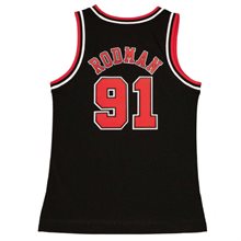 NBA Wmns Swingman Chicago Bulls Rodman Svart