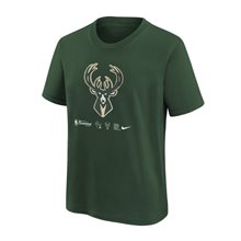 Nike Milwaukee Bucks Basketball Tee Grön Jr