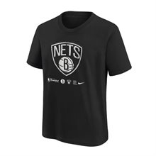 Nike Brooklyn Nets Basketball Tee Svart Jr