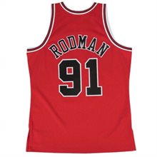 NBA Swingman Chicago Bulls Rodman Röd/Vit